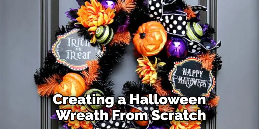 Creating a Halloween Wreath From Scratch