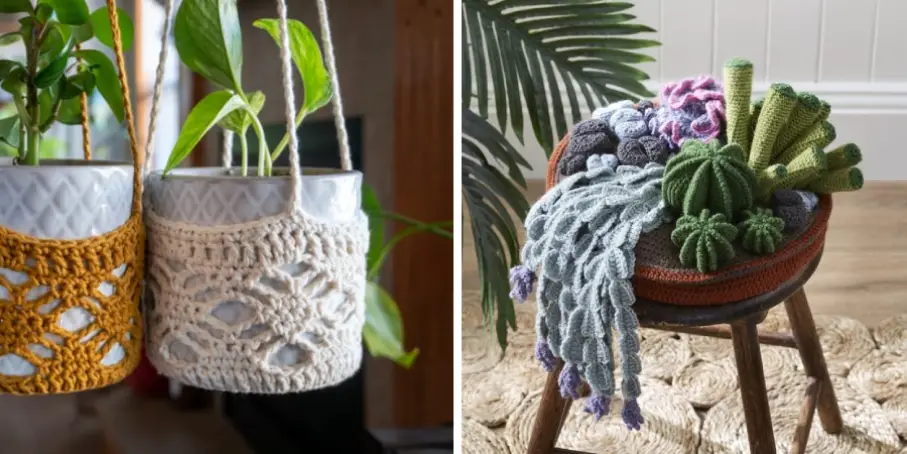 How to Make Crochet Plant