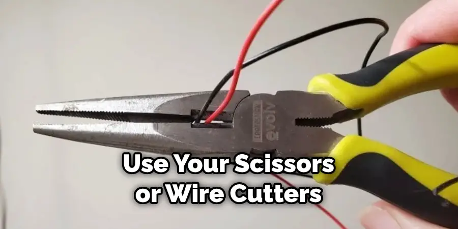 Use Your Scissors or Wire Cutters