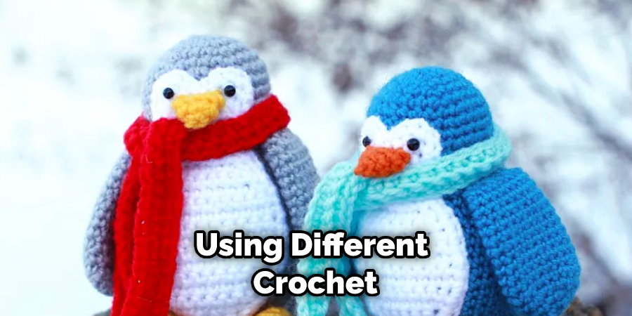 Using Different Crochet