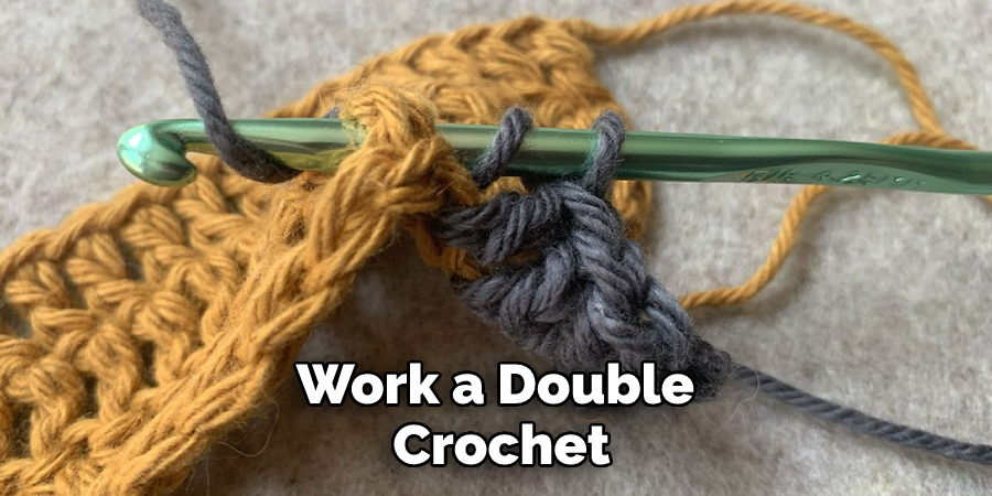 Work a Double Crochet