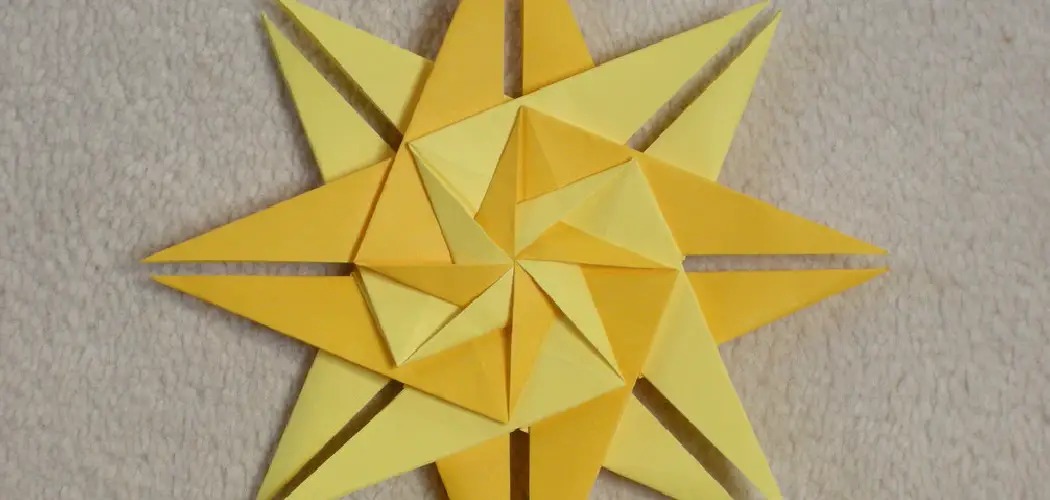 How to Make a Big Paper Star