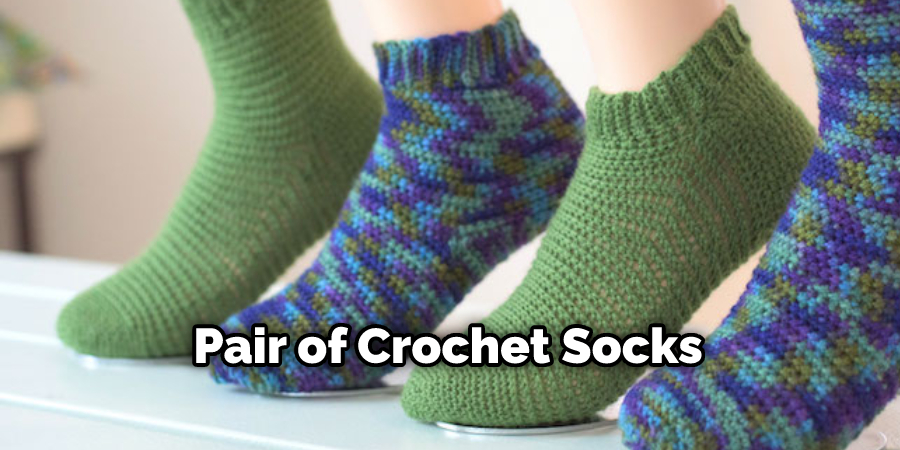 Pair of Crochet Socks