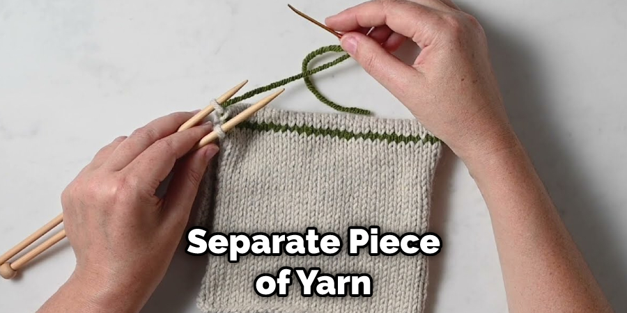 Separate Piece of Yarn