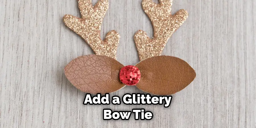Add a Glittery Bow Tie