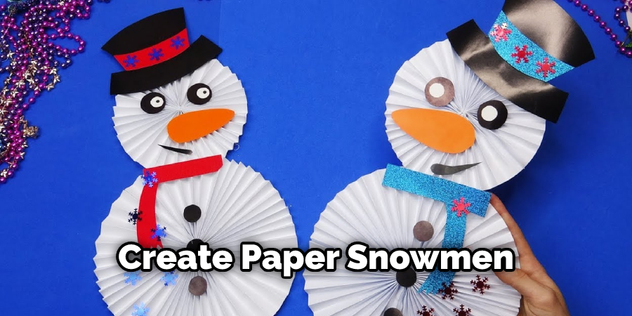 Create Paper Snowmen