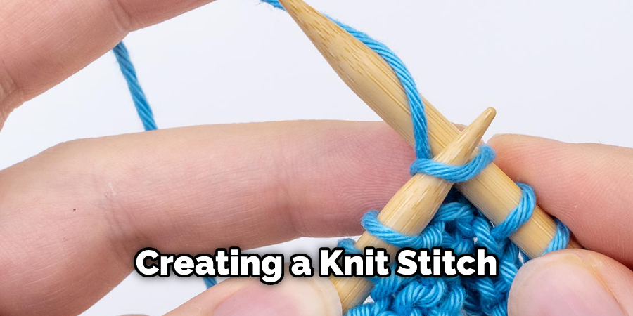 Creating a Knit Stitch