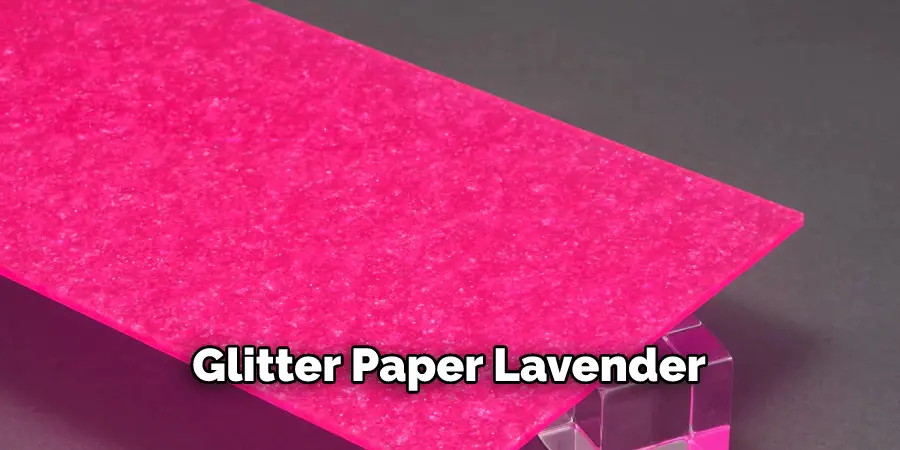 Glitter Paper Lavender