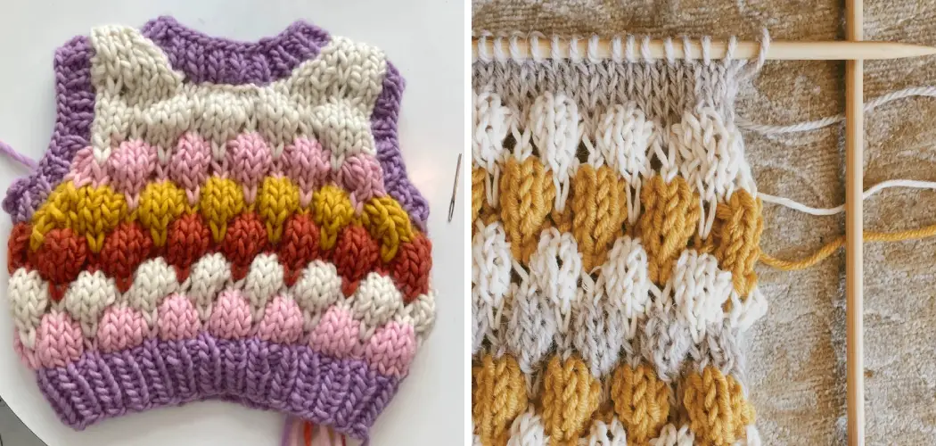 How to Knit Bubble Stitch