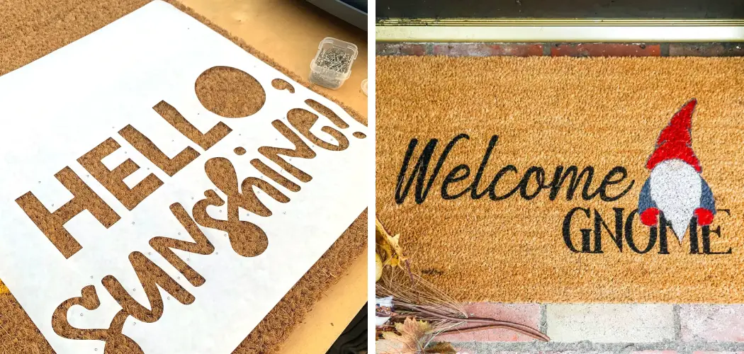 How to Make a Doormat With Cricut