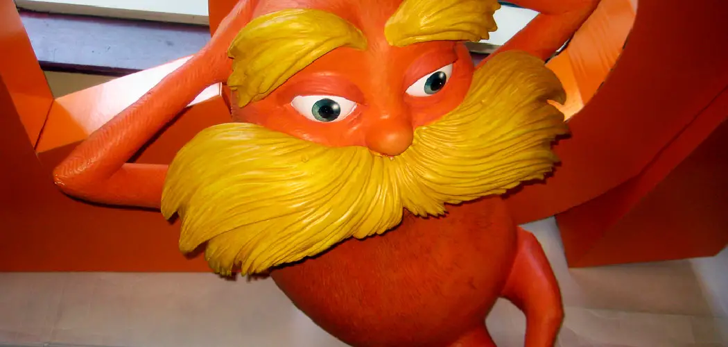 How to Make a Lorax Mustache