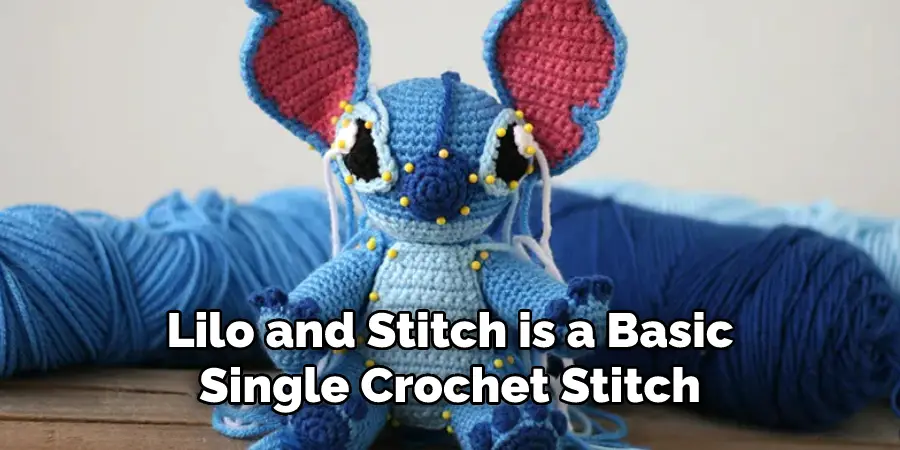 Lilo and Stitch is a Basic Single Crochet Stitch