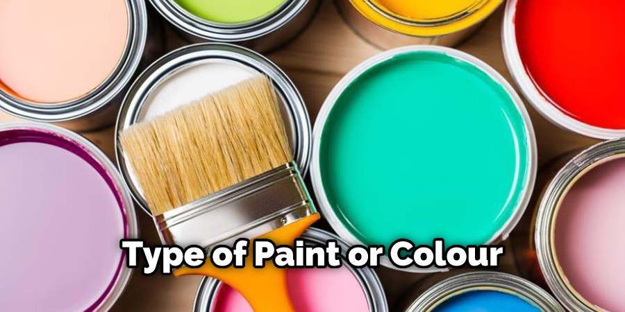 Type of Paint or Colour