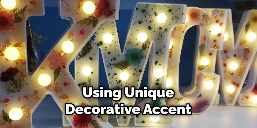 Using Unique Decorative Accent