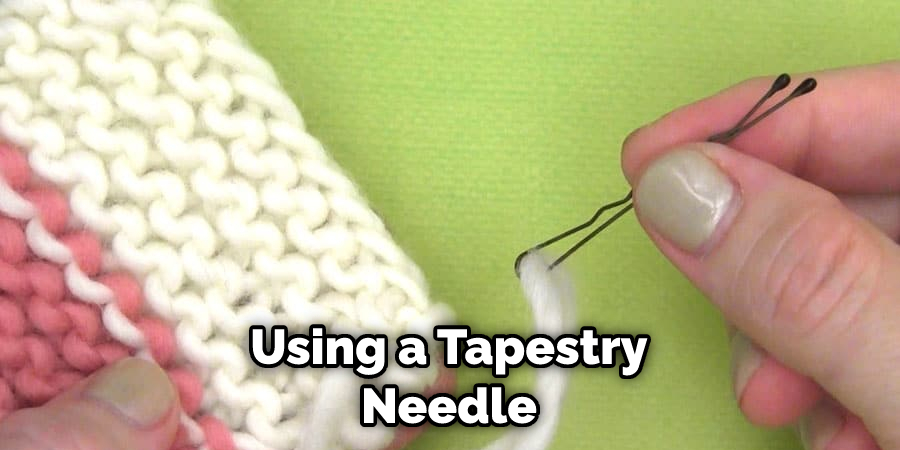 Using a Tapestry Needle