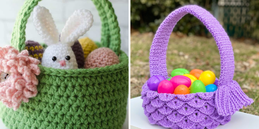 How to Crochet a Easter Basket