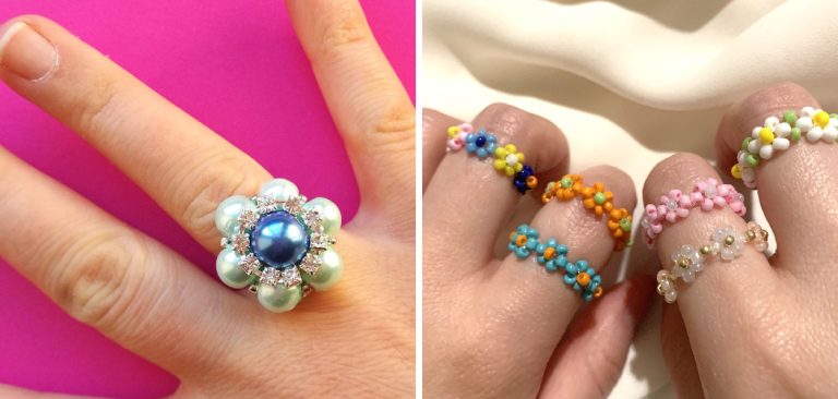 How to Make a Beaded Flower Ring | 10 Easy Instructions (2023)