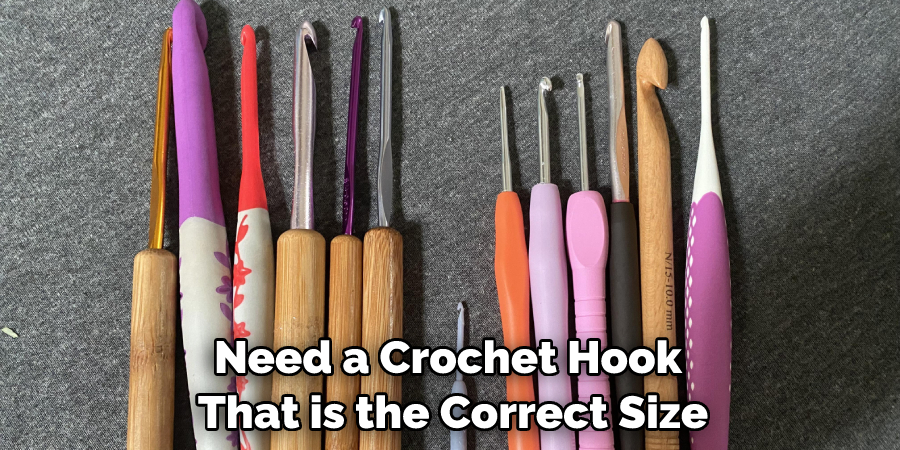 Need a Crochet Hook That is the Correct Size