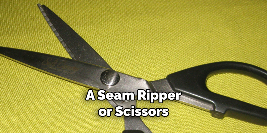 A Seam Ripper or Scissors