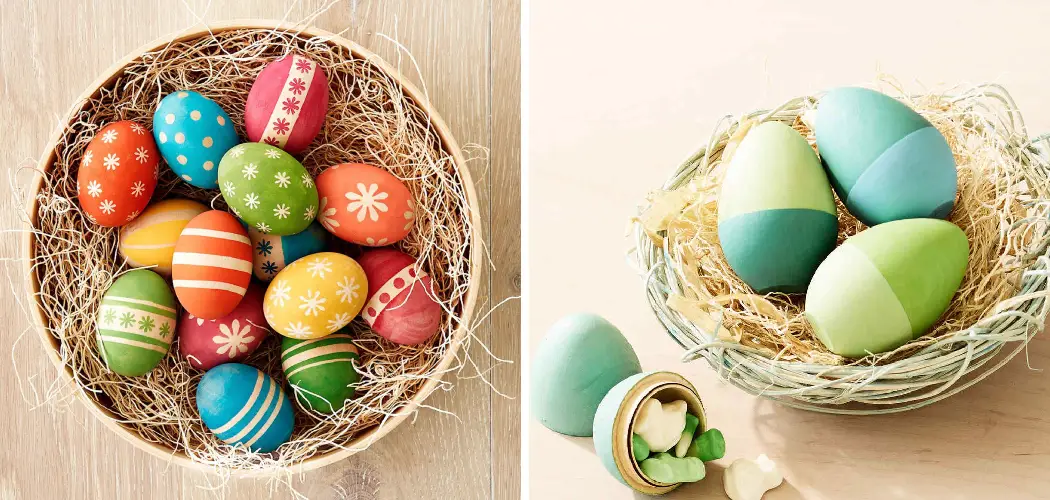 How to Decorate Wooden Easter Eggs