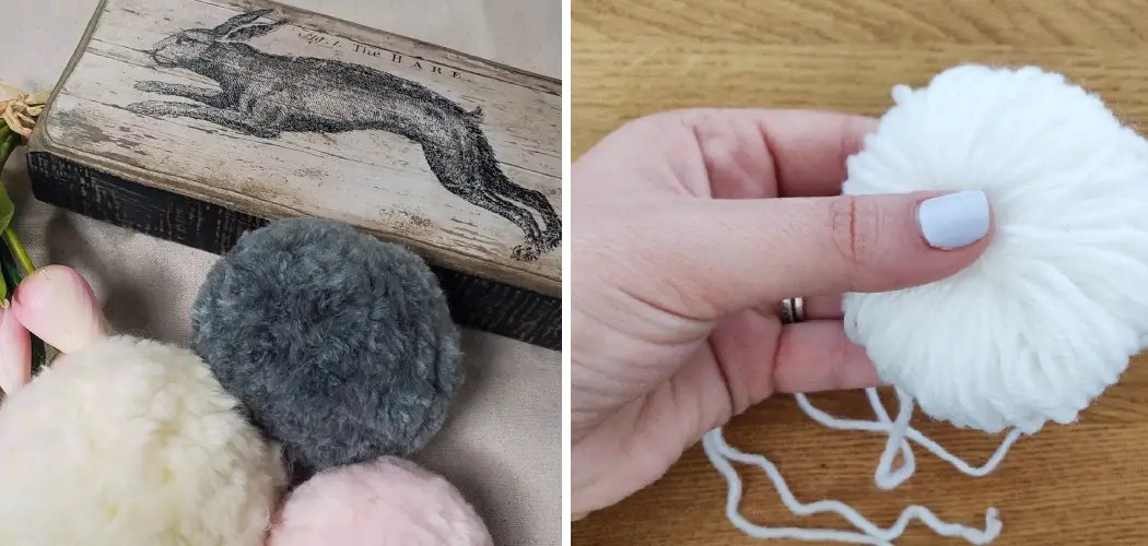 How to Make a Bunny Tail Out of Yarn
