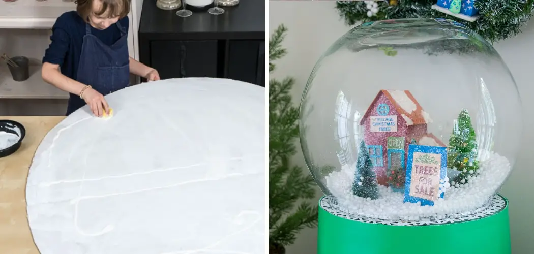 How to Make a Giant Snow Globe