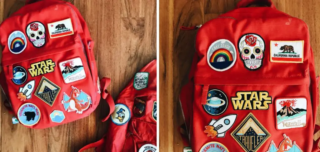 How to Sew Patches on Backpack