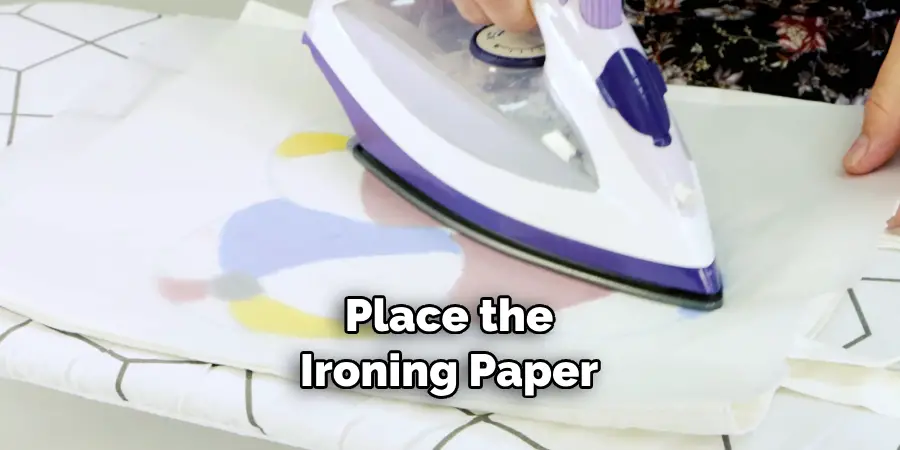Place the Ironing Paper