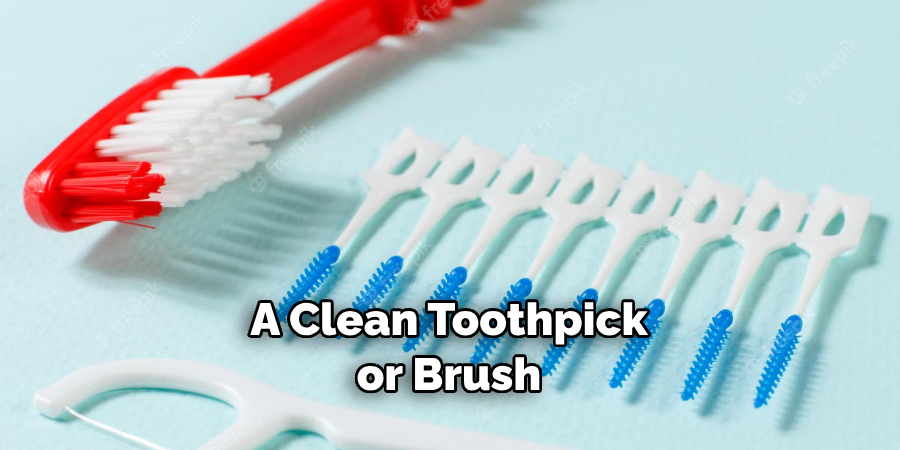 A Clean Toothpick or Brush