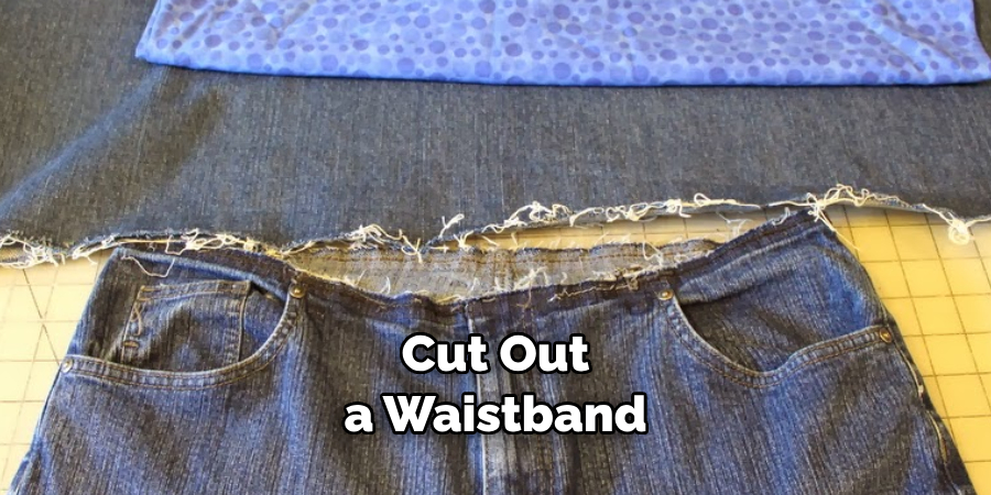 Cut Out a Waistband