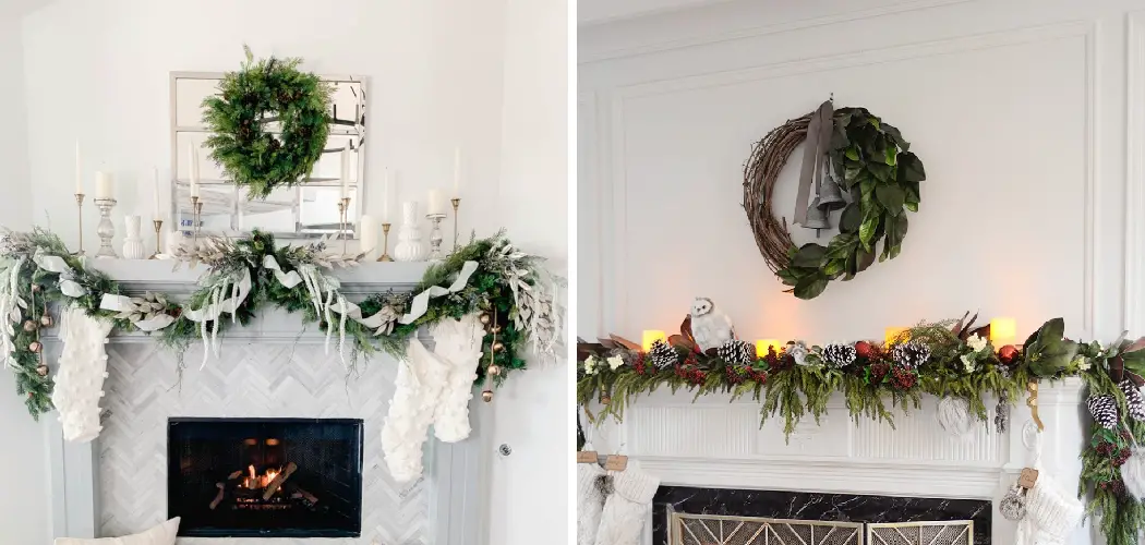 How Do You Hang Garland on Mantle