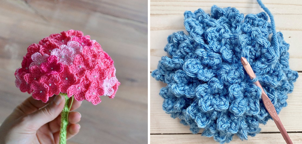 How to Crochet Hydrangea Flower