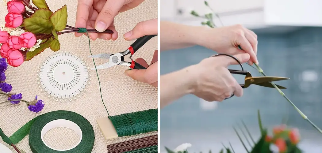 How to Cut Fake Flowers