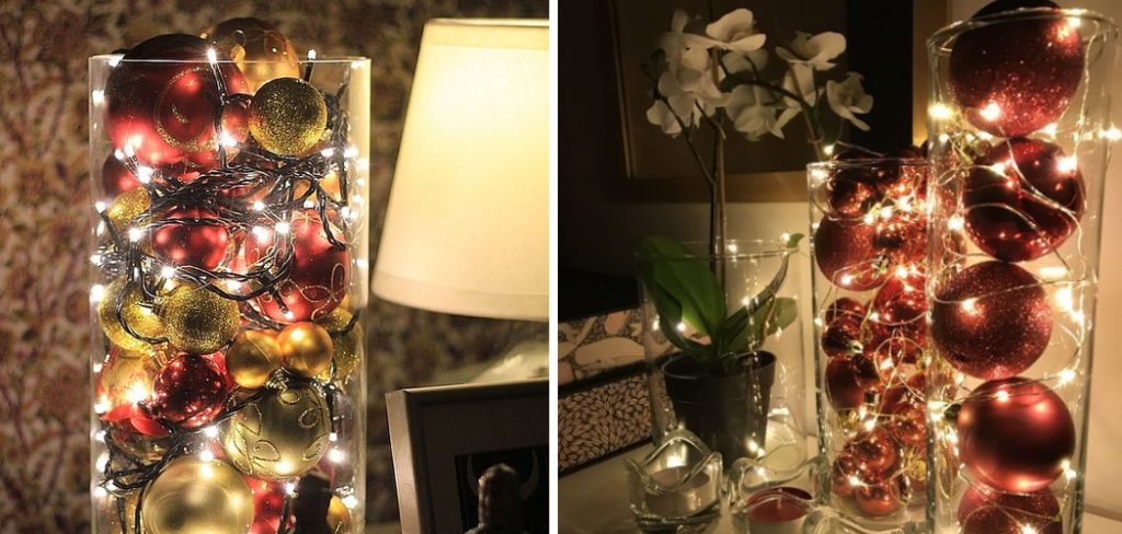 How to Decorate Glass Vases for Christmas