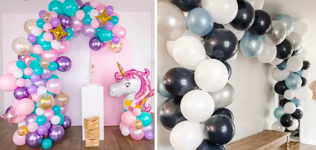 How to Hang Balloon Garland on Wall Without Nails