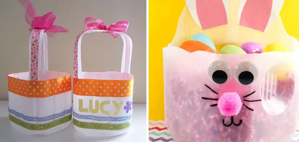 How to Make Easter Baskets Out of Milk Jugs