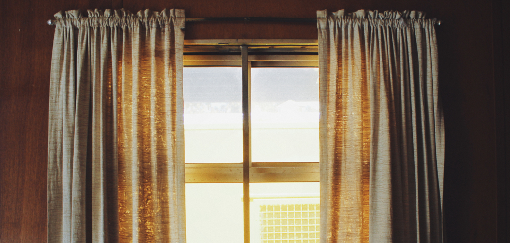 How to Make Lined Rod Pocket Curtains