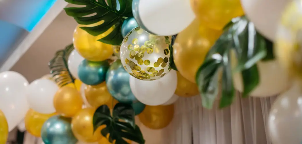 How to Make a Balloon Garland With Fishing Line