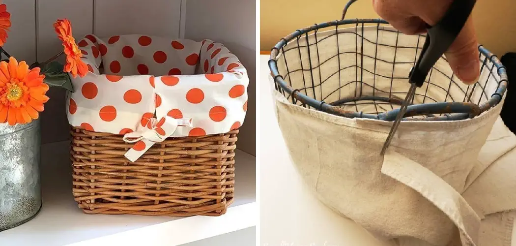 How to Make a Lining for a Basket