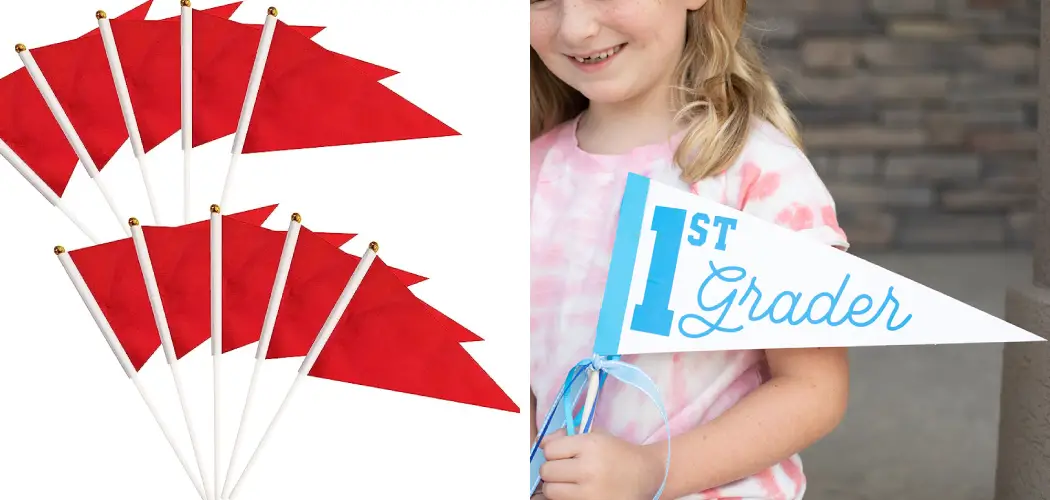 How to Make a Pennant Flag on A Stick