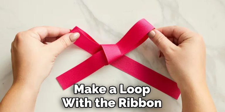 How To Make Ribbon Hair Ties 10 Easy Steps 2024   Make A Loop With The Ribbon 768x384 