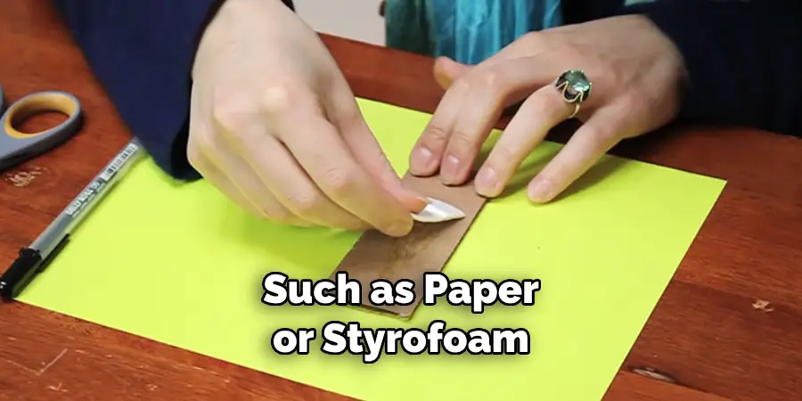 Such as Paper or Styrofoam