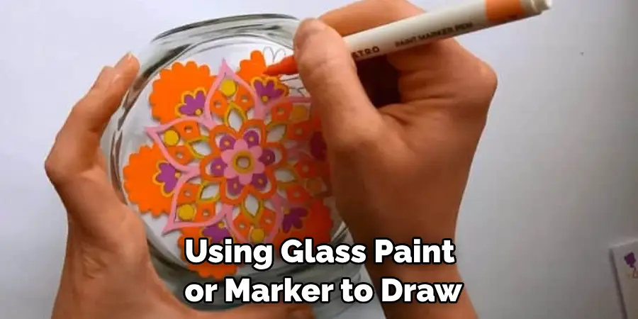 Using Glass Paint or Marker to Draw