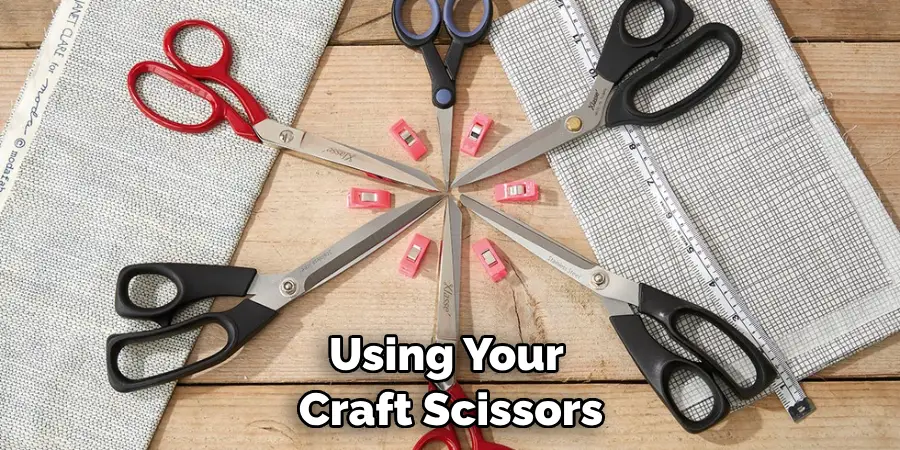 Using Your Craft Scissors
