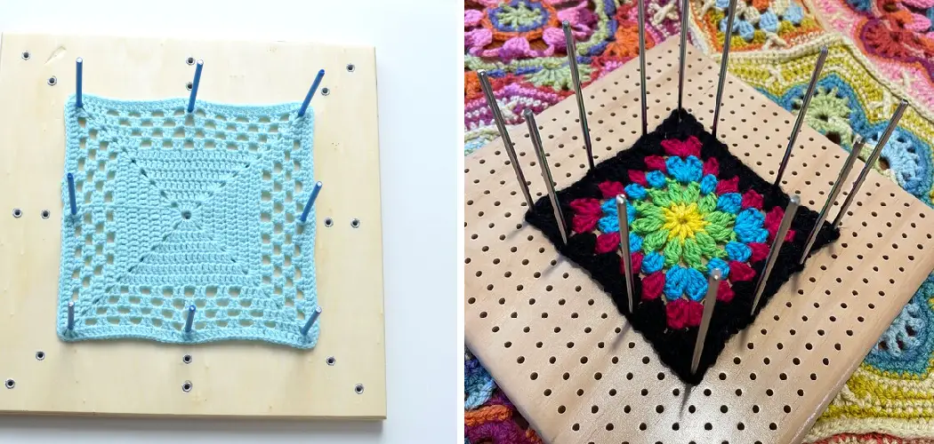 How to Block a Crochet Square