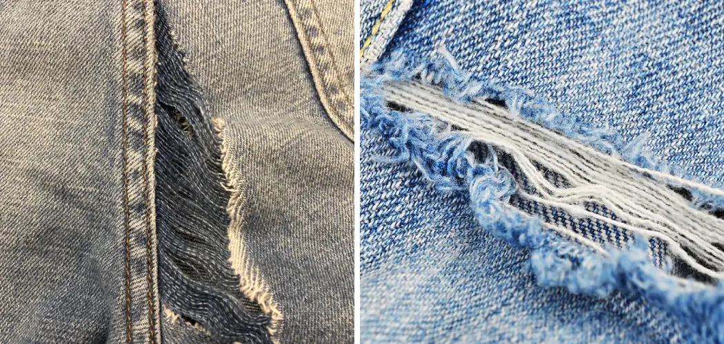 How to Fix Ripped Jeans on the Bum | 10 Best Methods (2023)