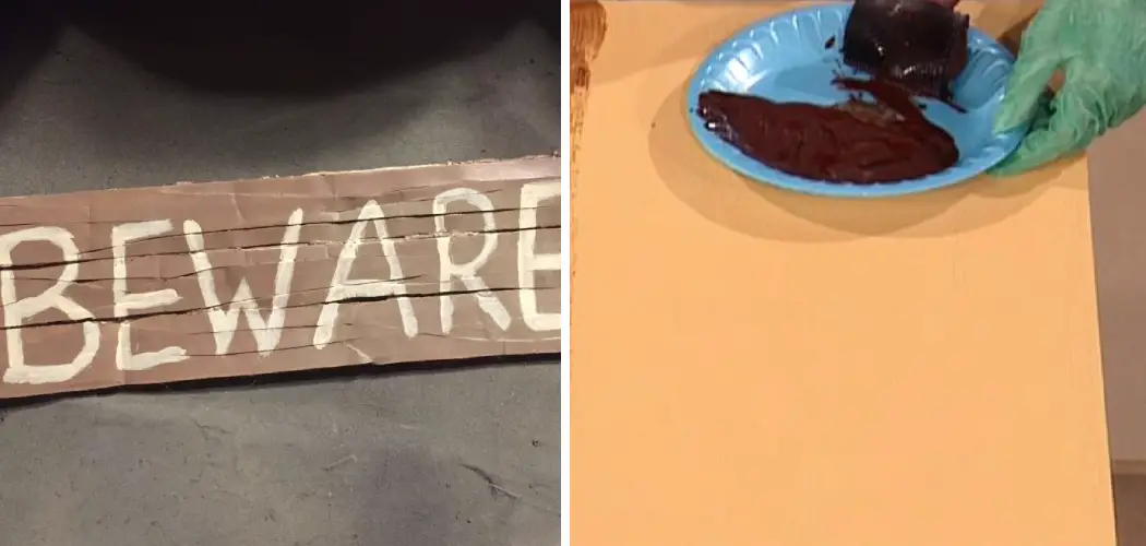 How to Make Cardboard Look like Wood