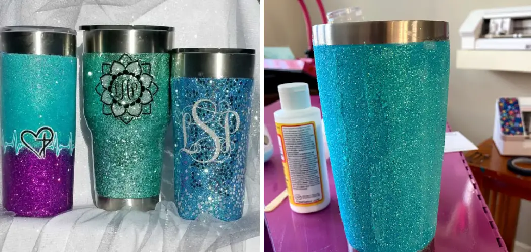How to Make Glitter Cups