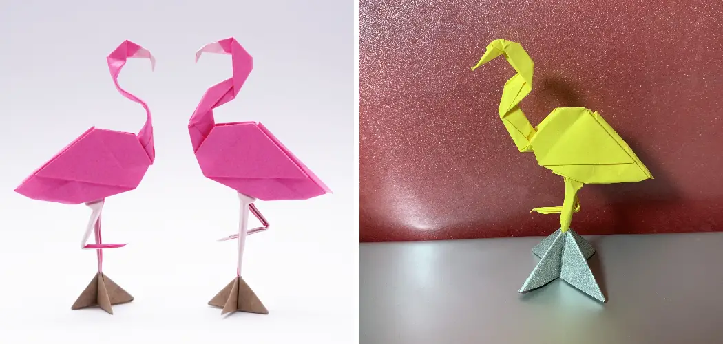 How to Make Origami Flamingo