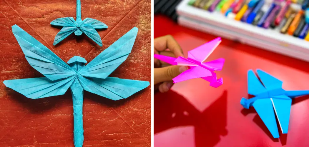 How to Make an Origami Dragonfly Step by Step